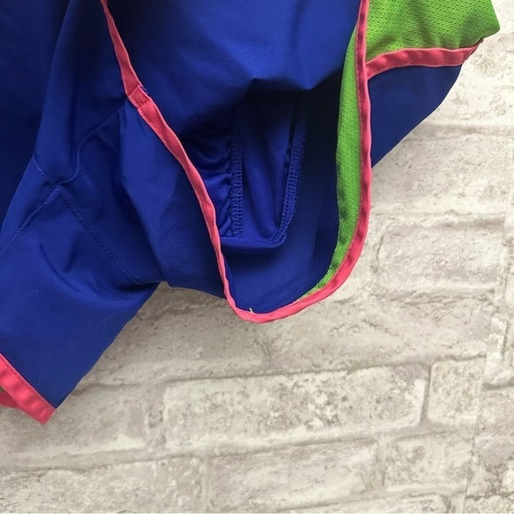 NIKE dri-fit running shorts women’s size small blue green pink - Picture 4 of 5